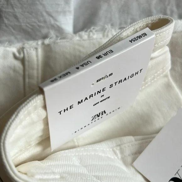 Zara The Marine Wide Leg Jeans - Picture 6 of 6